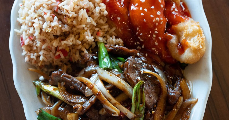 Sweet & Sour Chicken & Mongolian Beef