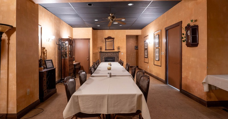 Interior, long table