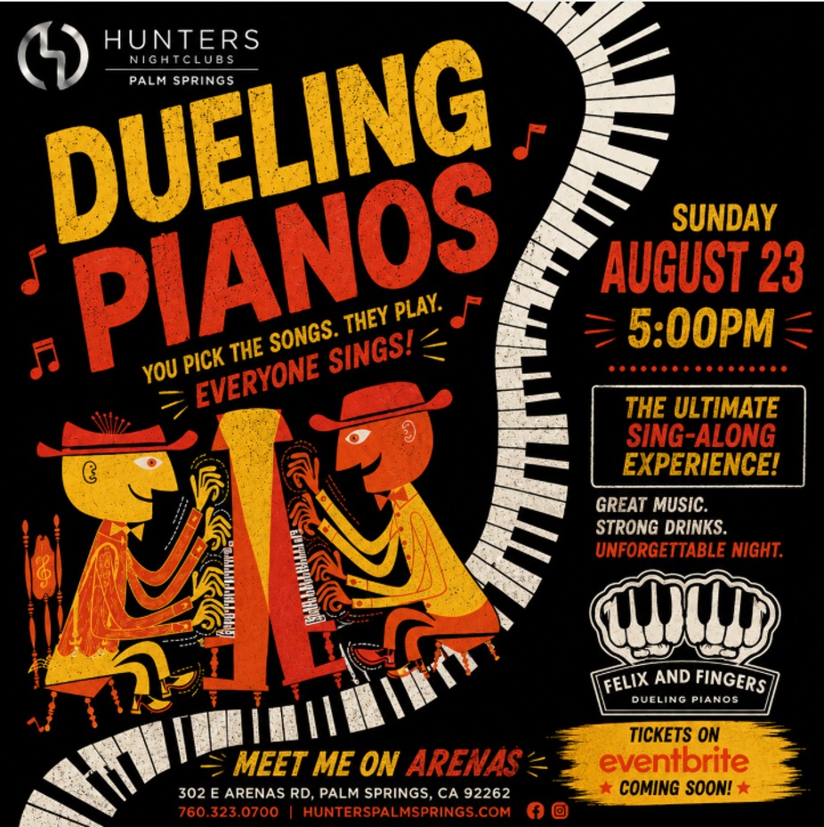 Felix & Fingers dueling pianos event photo