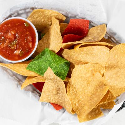 Tortilla chips and salsa.