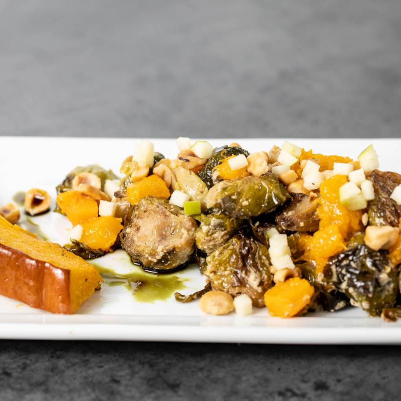 Roasted Pumpkin Squash & Brussels photo