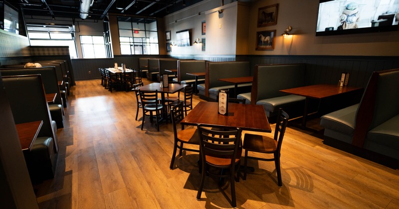 Interior, dining area