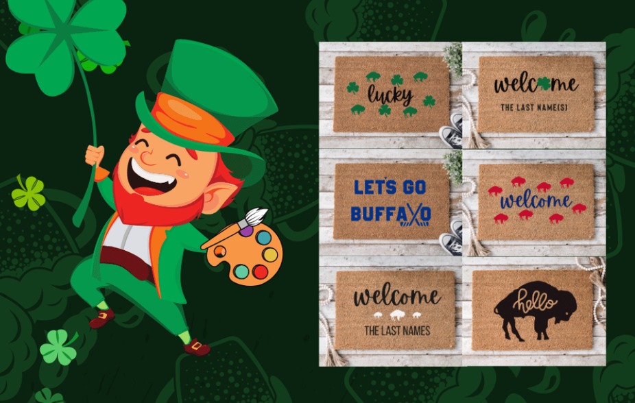 Saint Patricks Day Doormat & Sip event photo