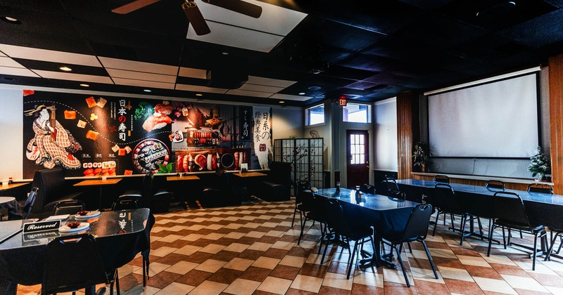 Interior, seating area