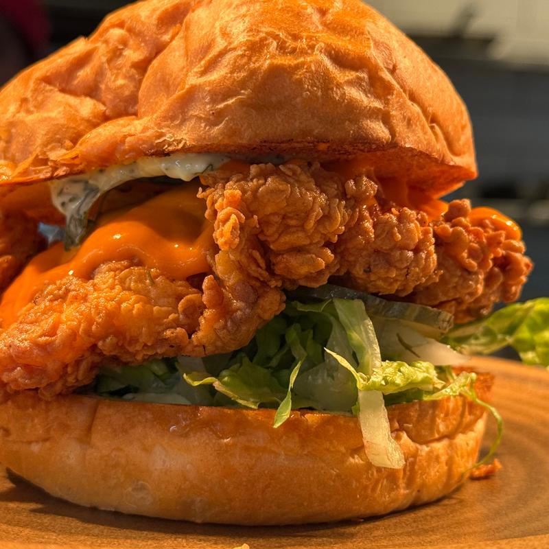 menu item 16 of 64, Buffalo Truffled Chicken Sandwich
