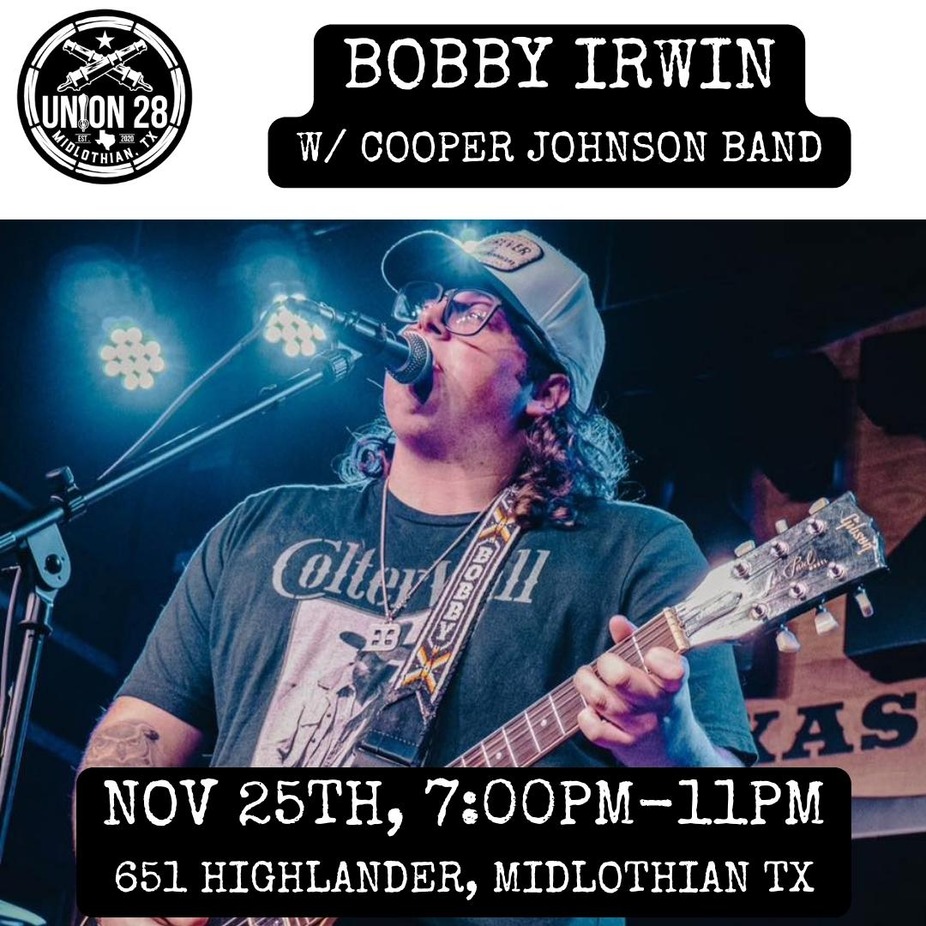 Bobby Irwin w/ Cooper Johnson Band event photo