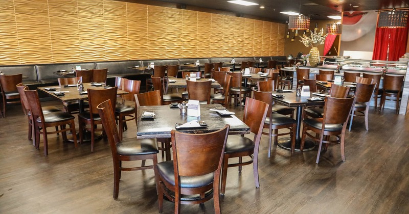 Tables ready for guests