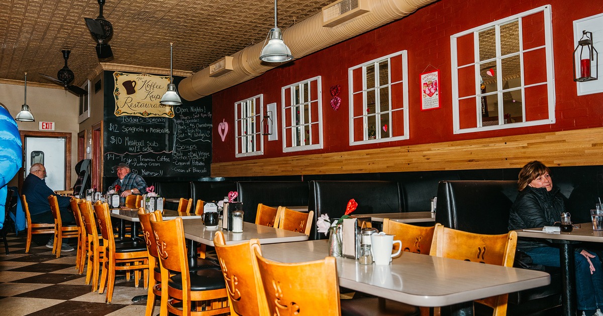 Cozy interior dining area