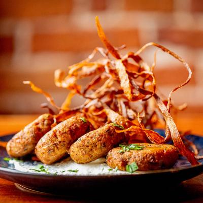 Served fel fel in the plate