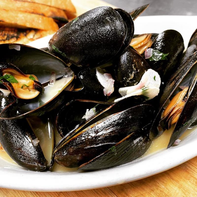 Steamed Mussels and Fries photo