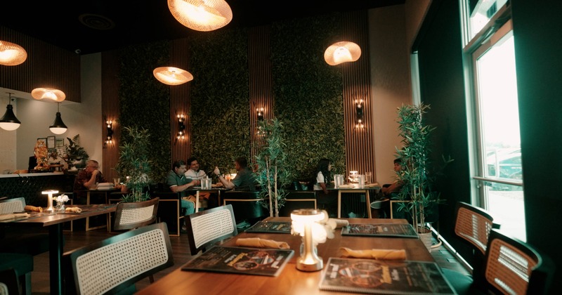 Interior seating space