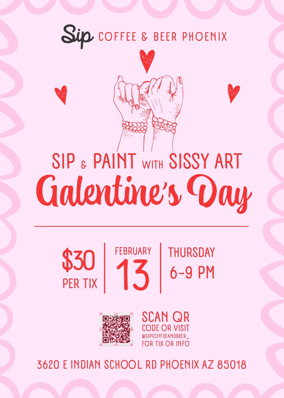 Galentine's Day with Sissy Art event photo