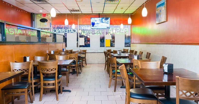 Interior, dining area