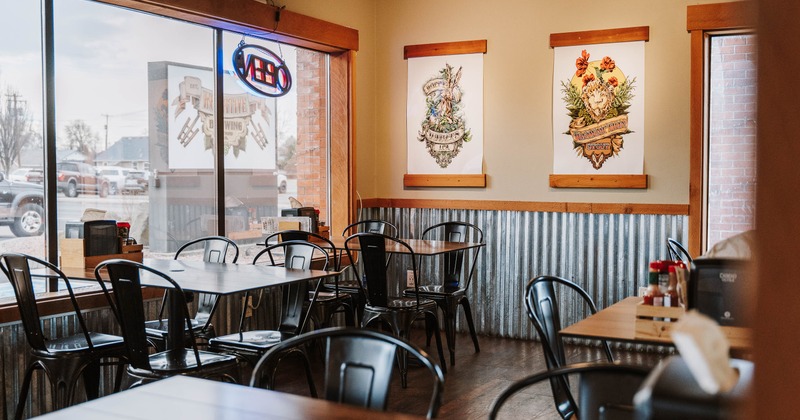 Interior, main dining area