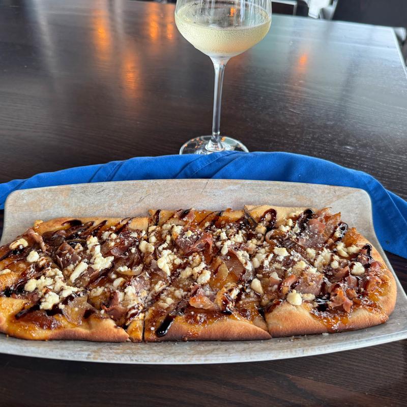 menu item 5 of 26, Fig & Prosciutto Flatbread