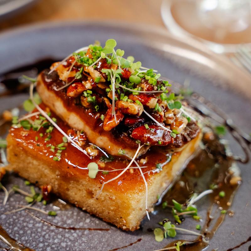 Pan seared foie gras photo