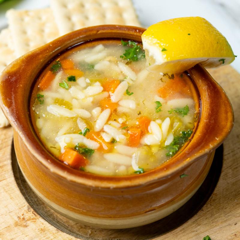 Chicken Orzo & Vegetable Soup photo