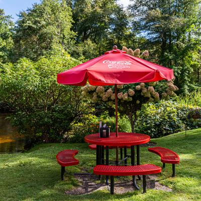 Outdoor garden table.