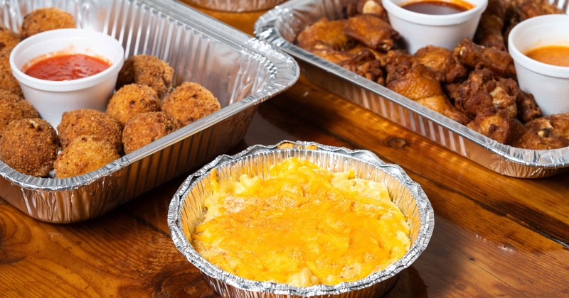 Assorted food dishes