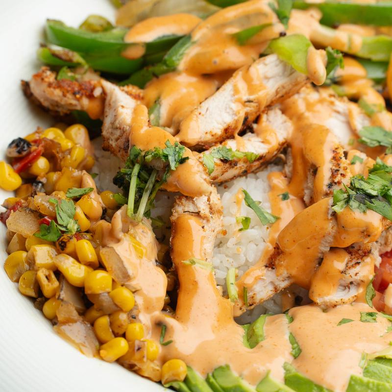 menu item 6 of 15, W.R. Fried Chicken Bowl