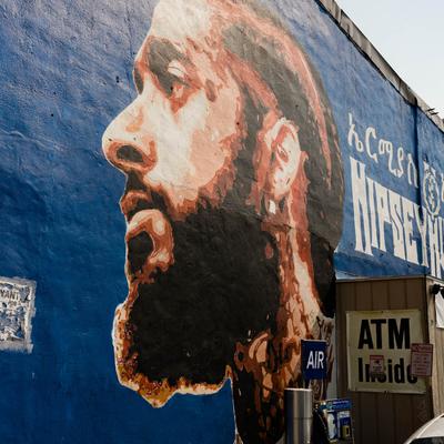 Exterior, mural art.