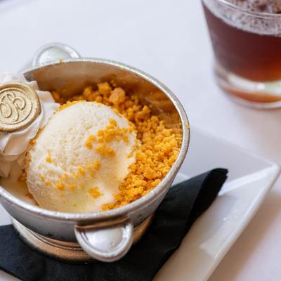 French Vanilla Ice Cream dessert