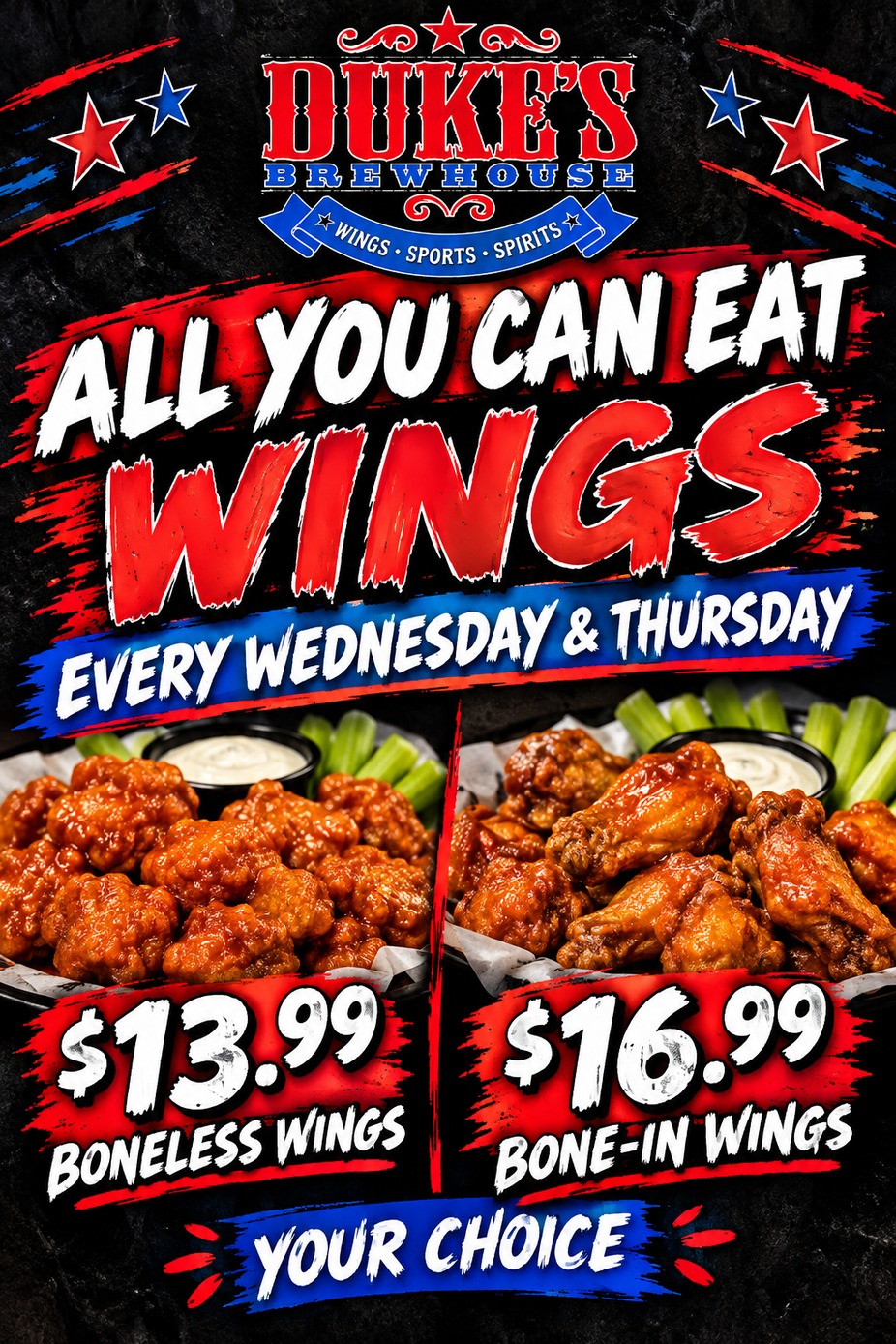 AYCE Bone-In Wings event photo