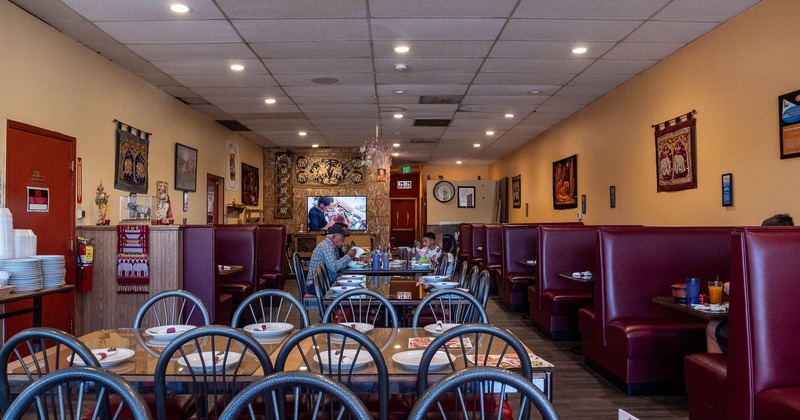 Interior, dining area