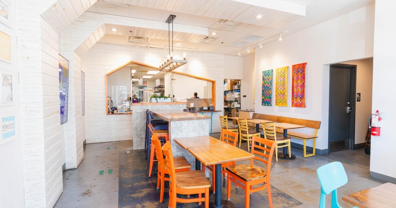 Interior, dining area