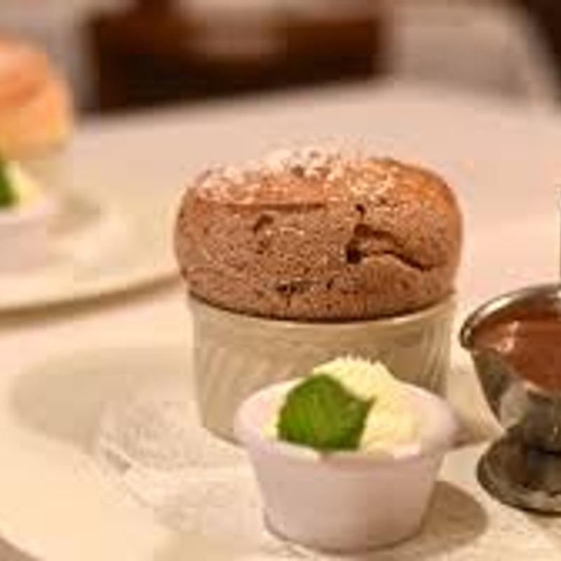 menu item 35 of 36, Chocolate Soufflé