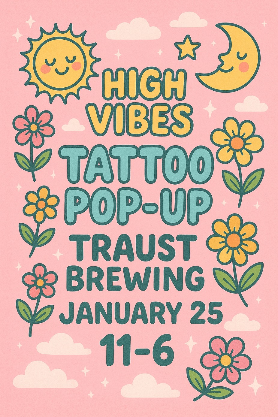 High Vibes Tattoo Pop Up event photo
