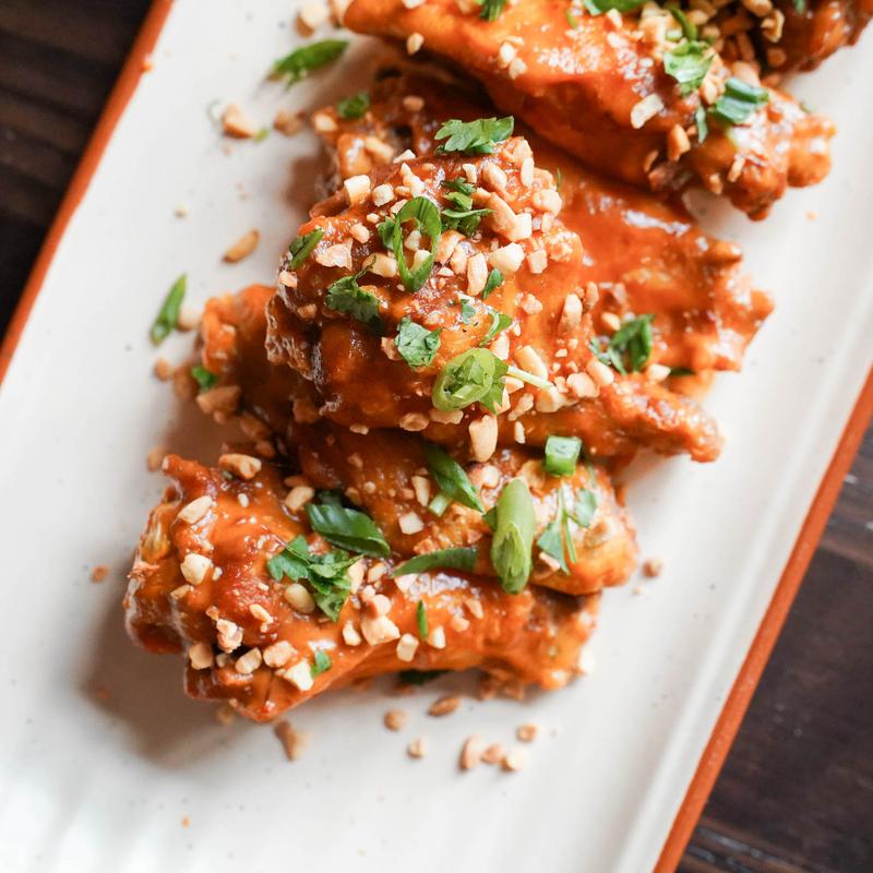 Spicy Peanut Chicken Wings photo