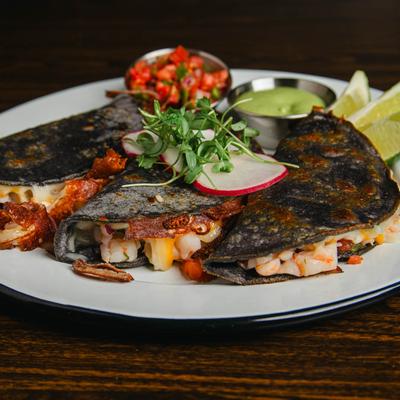 Sinaloa Shrimp Tacos.