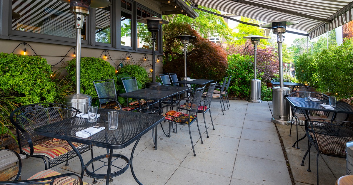 Outdoor seating area