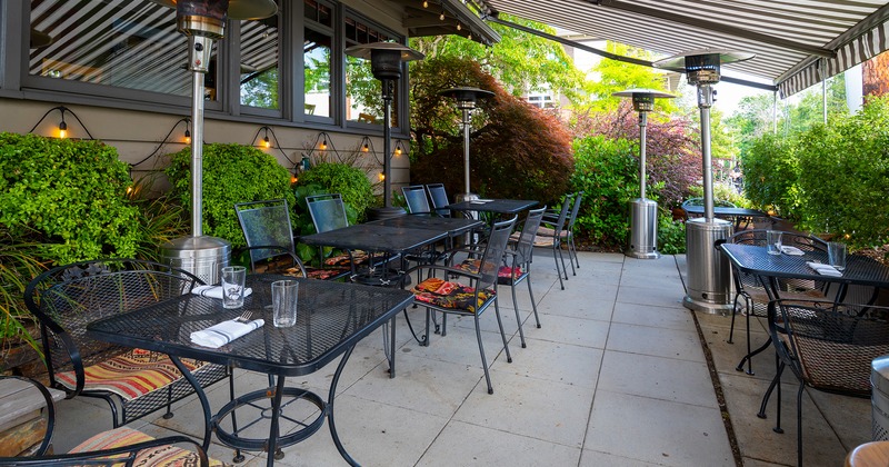 Outdoor seating area