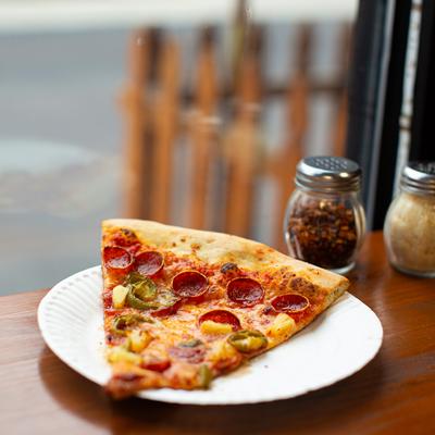 Slice of Sweet & Spicy Pizza.