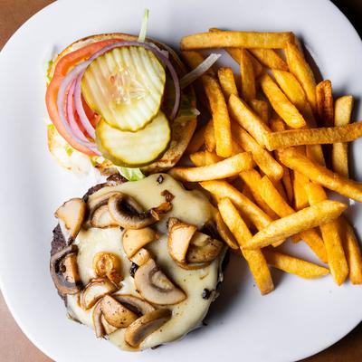 home made cheese burgers.