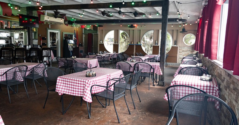 Interior, dining area Terraza at Coco's Italian Market