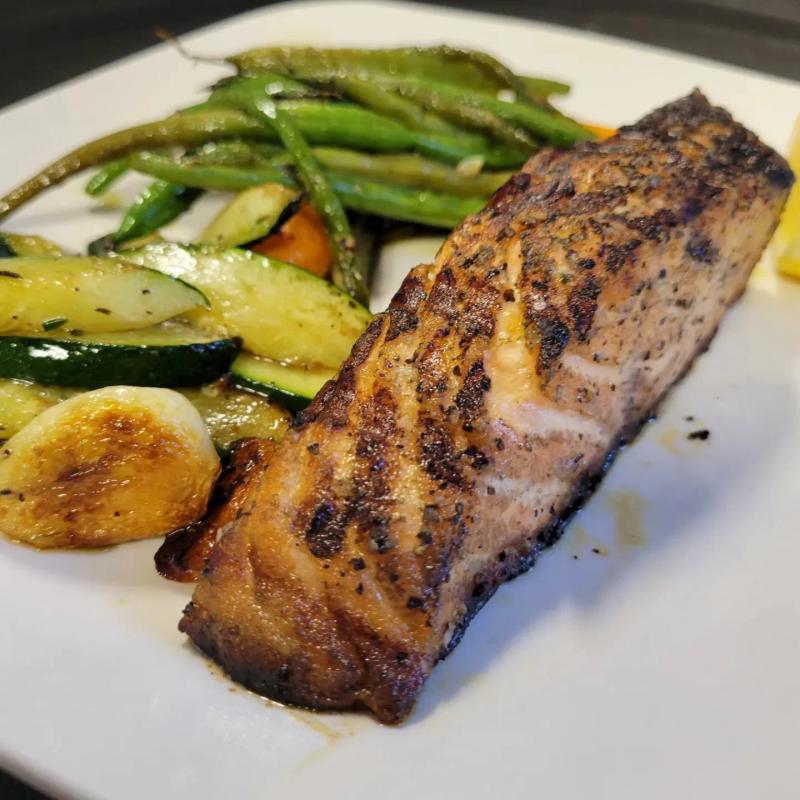 Grilled Faroe Island Salmon (GF) photo