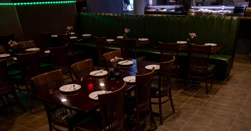 Interior, dining area