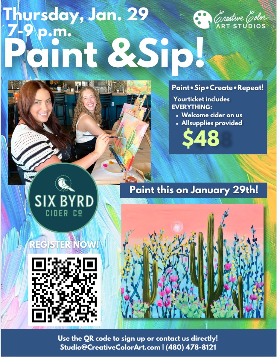 Paint & Sip! event photo 4
