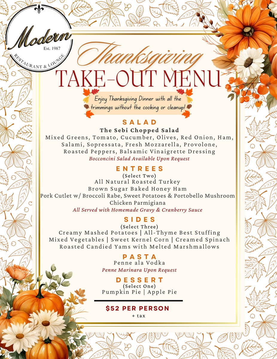Thanksgiving Take out event photo
