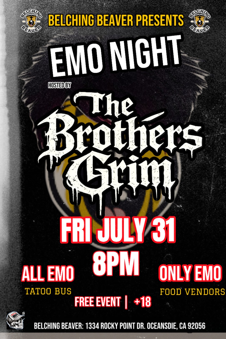 Emo Night at The Beav! event photo