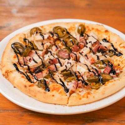 Spicy Chicken Pizza.