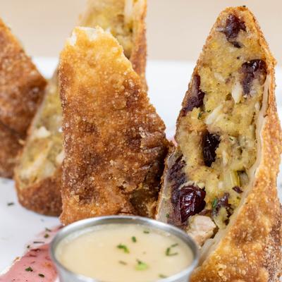 Thanksgiving Spring Rolls.