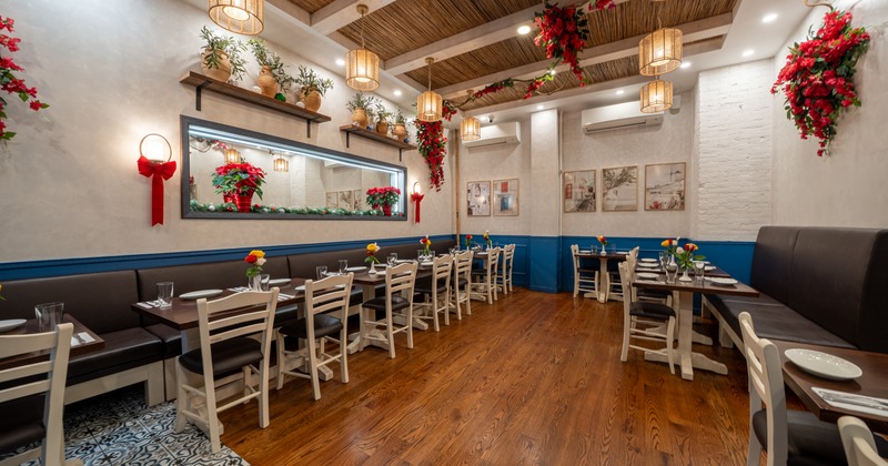 Diner tables and chairs, 2nd diner room behind