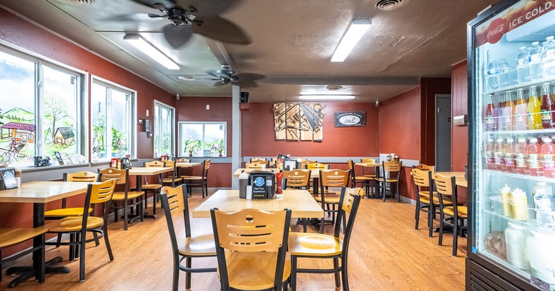 Interior space, dining area