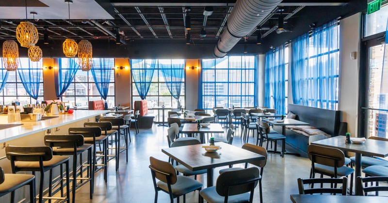 Interior, dining area
