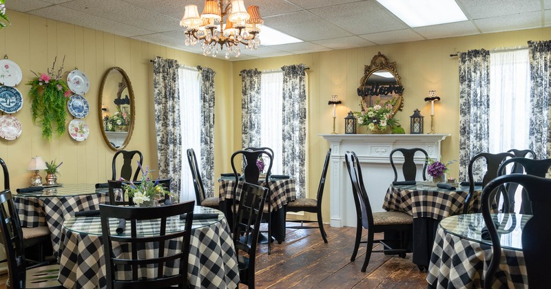 Interior, seating area