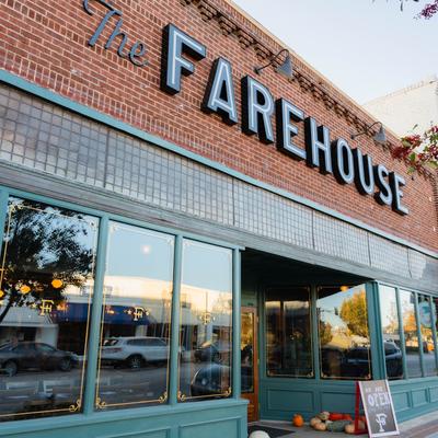 Exterior, restaurant front entrance